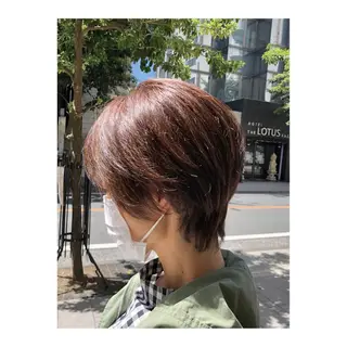 ショート カラー メンズ 大人女性のお悩み改善 大塚綾のヘアスタイル