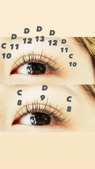 マツエク・マツパ プライベートサロン Ølriのマツエク・マツパデザイン