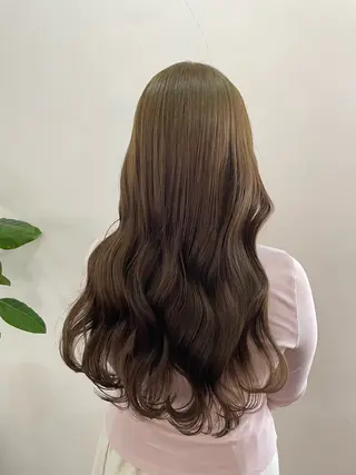 ロング カラー mopa所属・mopa_kaede 暖色カラー/ロングのヘアスタイル