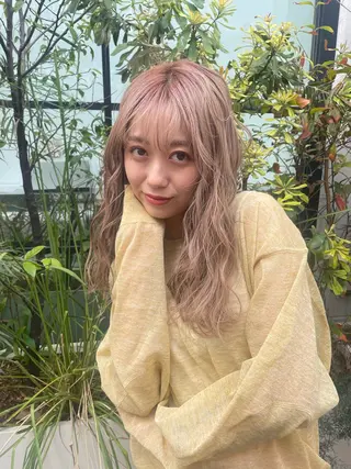 ロング パーマ 十川 明優花のヘアスタイル
