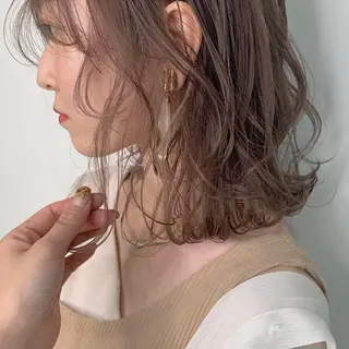 ミディアム カラー 💐KAYLEE💐 bycuracionのヘアスタイル
