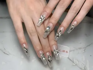 ネイル 💕鈴木ユリ パラジェル/オフ無料のネイルデザイン