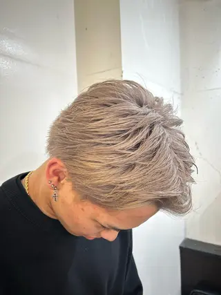 カラー メンズ 加本 翼のヘアスタイル