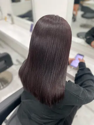 セミロング 💗秋冬トレンドヘア Natsumi 💗のヘアスタイル