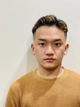 ショート カラー ヘアアレンジ メンズ 赤坂barber 古澤慶一郎【モテ髪】のヘアスタイル