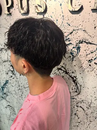 ショート パーマ メンズ OPUS  CREER所属・小室 友香のヘアスタイル