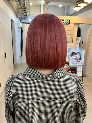 ショート カラー 柔らかいヘアカラー 大成のヘアスタイル