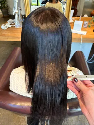 セミロング ワンホン/艶髪/韓国 🦋kokona🦋のヘアスタイル