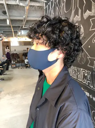 ショート パーマ 倉家 聖のヘアスタイル