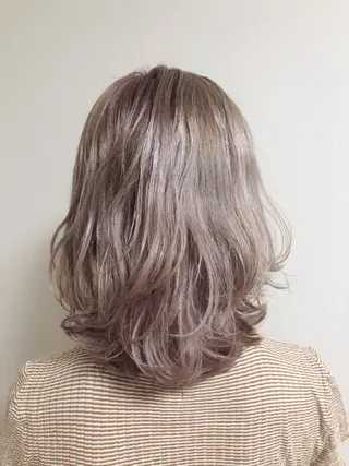 ミディアム ✨透け感カラー✨ 上村一樹のヘアスタイル