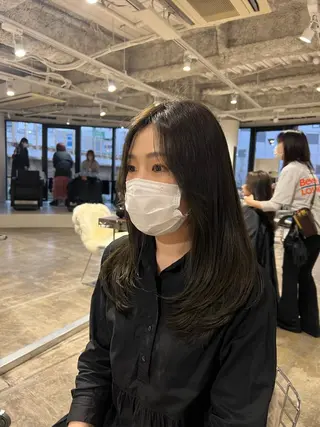 ミディアム 店長/レイヤーカット /大東悠生のヘアスタイル