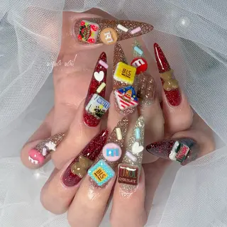 ネイル 長さ出し専門 nynaのネイルデザイン