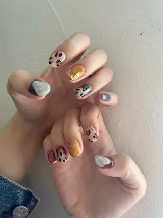 ネイル 甲府市徳行 🧸prunelleのネイルデザイン