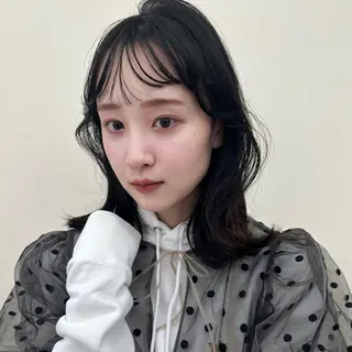 ミディアム カラー パーマ ヘアアレンジ ニシダヒカリ🌙 髪質改善×似合わせのヘアスタイル