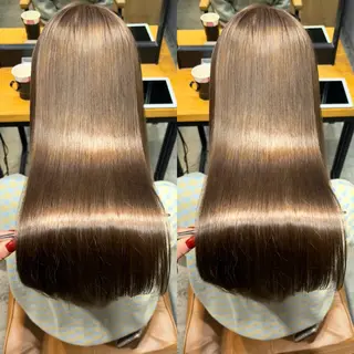 ロング カラー 新宿/髪質改善/ 縮毛矯正/松永ゆいのヘアスタイル