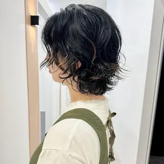 ミディアム パーマ gotoday shaire salon 神戸三宮所属・ショート/パーマ/ MIOのヘアスタイル