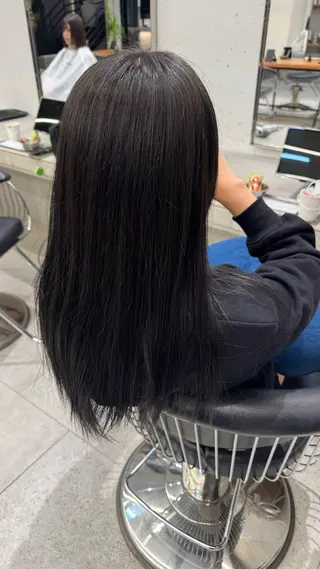 ロング カラー sweetroom平塚所属・⭐️縮毛矯正 氷室翔也カラー⭐️のヘアスタイル