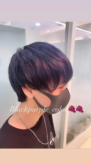 ショート カラー メンズ 似合わせカラー/艶 髪質改善/ヨシザキのヘアスタイル