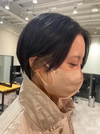 ショート カラー 韓国風/オシャレ /縮毛矯正/滝口琴未のヘアスタイル