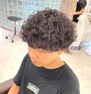 ショート パーマ メンズ 【メンズ特化】 池田大成✂︎のヘアスタイル