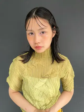 ミディアム カラー パーマ ヘアアレンジ メンズ tatsumi/ボブ ウルフ/レイヤーのヘアスタイル