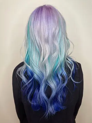 ロング カラー ヘアアレンジ 銀座/髪質改善/ブリ ーチNo.1油谷樹️のヘアスタイル