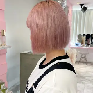 ショート カラー 🎀ミルクティー/暖 色×レイヤー/マリアのヘアスタイル