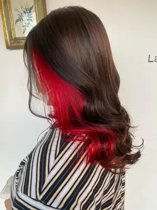 ロング 丸山 純奈のヘアスタイル