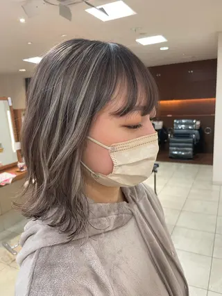 ミディアム カラー ヘアアレンジ 【Sweep】おじま のぞみのヘアスタイル