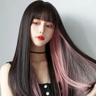 ロング カラー ハイトーン/韓国 レイヤー/るか🎀のヘアスタイル