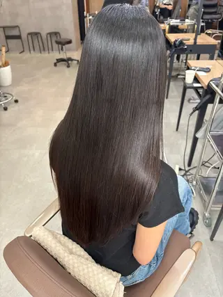 ロング 髪質改善／縮毛矯正 関根青葉のヘアスタイル