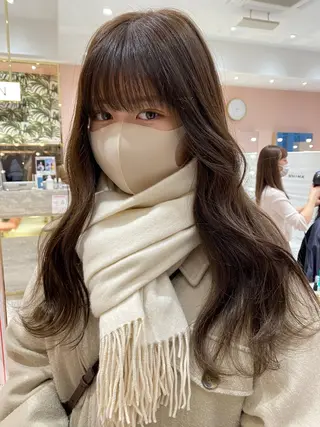 ロング 韓国/ワンホンヘア 髪質改善/MaCoのヘアスタイル