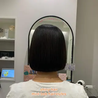 ショート カラー 艶髪レイヤー上田 紗也🇰🇷💗のヘアスタイル