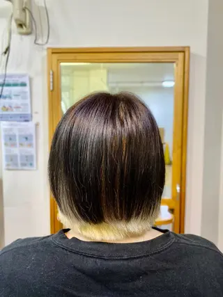 ミディアム カラー CRADLE Takeuchiのヘアスタイル