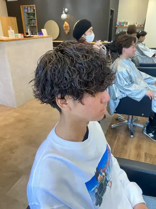 パーマ メンズ well高崎上大類店所属・well高崎上大類町 /湯浅泳作のヘアスタイル