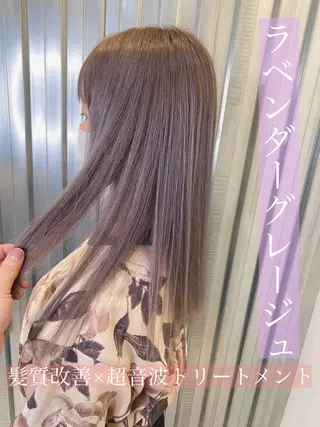 セミロング カラー あざと可愛い❤️ 髪質整形💊 輝のヘアスタイル