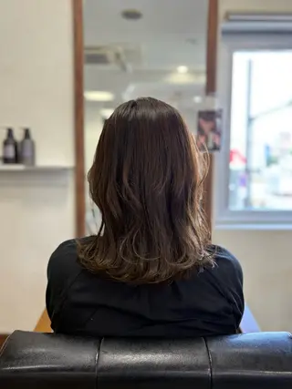ミディアム lotti スタイリスト田中のヘアスタイル