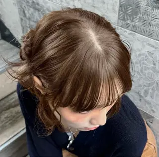 カラー GO TO DAY SHAIRE SALON SHIBUYA SOL所属・抜け感hair⚪️ 早坂僚太のヘアスタイル