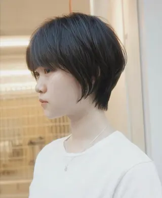 ショート wabi所属・透明感艶カラー/ リュウジンキョウカのヘアスタイル