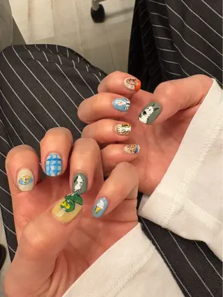 ネイル 爪の絵描き屋　ミテネイル所属・爪の絵描き屋 ミテネイルのネイルデザイン