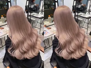 ロング カラー Rinka🌷🩶 艶カラー🫧まつパのヘアスタイル