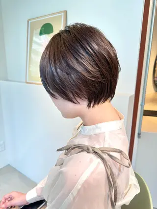 ショート 髪質改善スペシャリス ト長尾勇弥/梅田中津のヘアスタイル