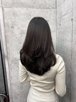 ミディアム カラー ANJU/本町美容室 /似合わせカラー🤎のヘアスタイル