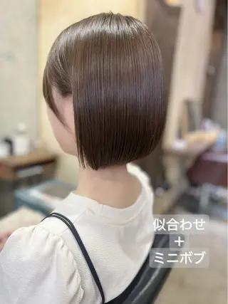 ショート カラー 🌷ナチュラル/ 似合わせ🌷長岡のヘアスタイル