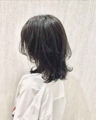 セミロング 店長✨レイヤー✖️ 髪質改善✖️韓国ヘアのヘアスタイル