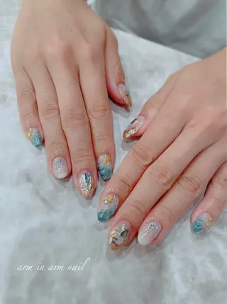 ネイル arm in arm ︎✿Yamamotoのマツエク・マツパデザイン