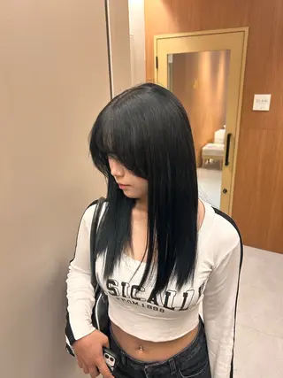 ロング カラー メンズバレイヤージュ 🔥メンズカット🔥のヘアスタイル