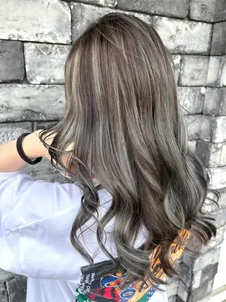 セミロング カラー ❤️千葉県代表❤️ 店長❤️柿本翔一朗のヘアスタイル