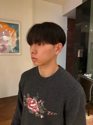 ショート メンズ SARA山口caz カット/パーマのヘアスタイル