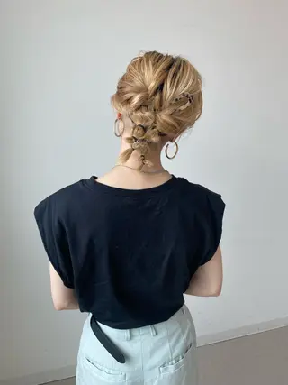 ミディアム カラー 原 瑞希のヘアスタイル